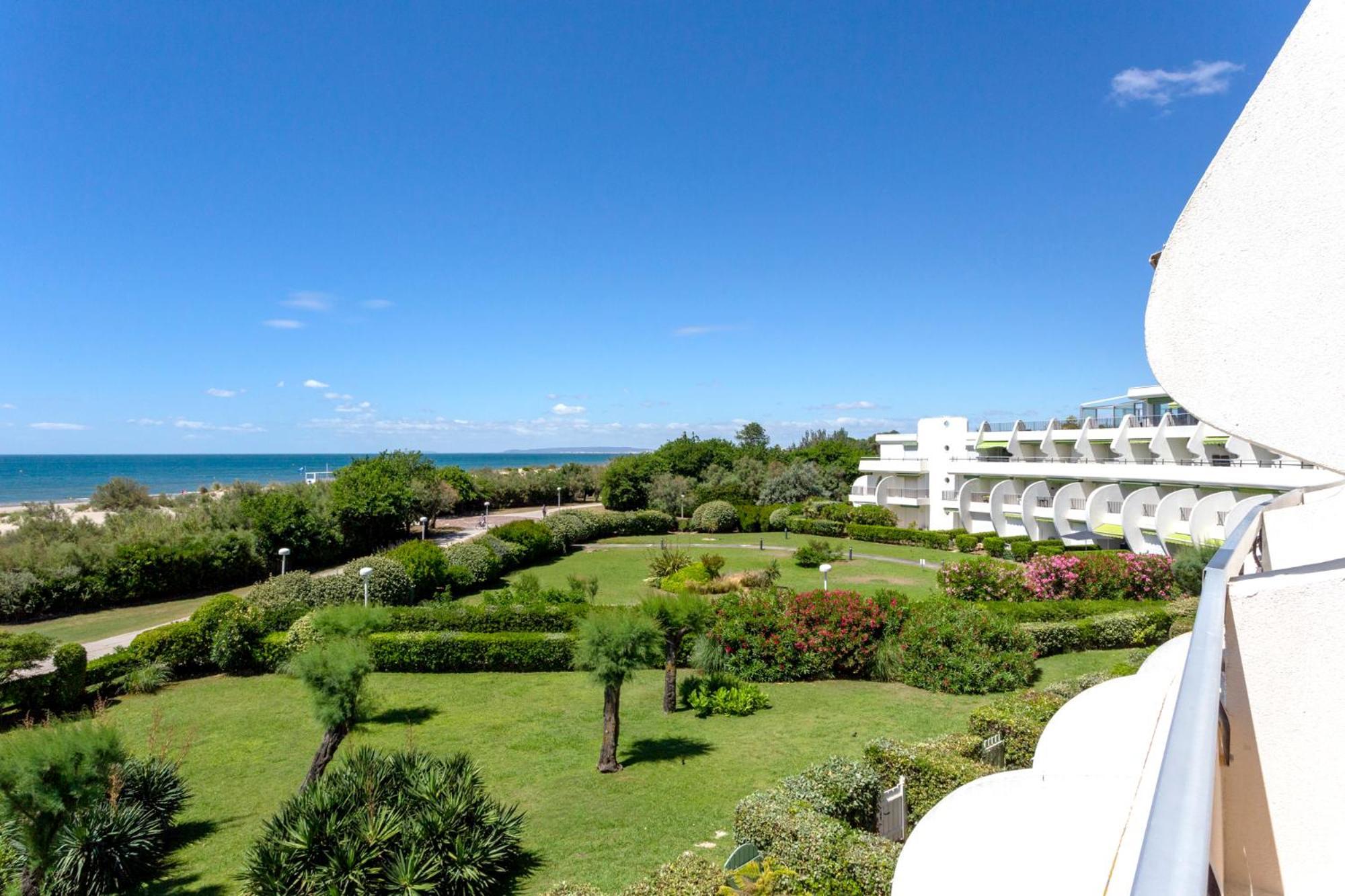Chez Fabienne - Superbe Appartement Avec Vue Sur La Mer Et Parking La Grande-Motte Buitenkant foto